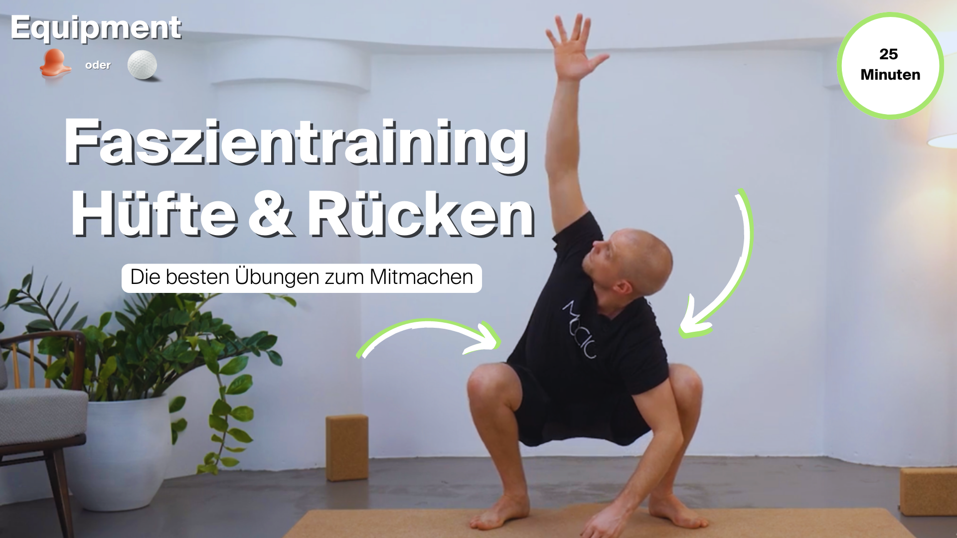 💥 25 Minuten für Hüfte und Rücken